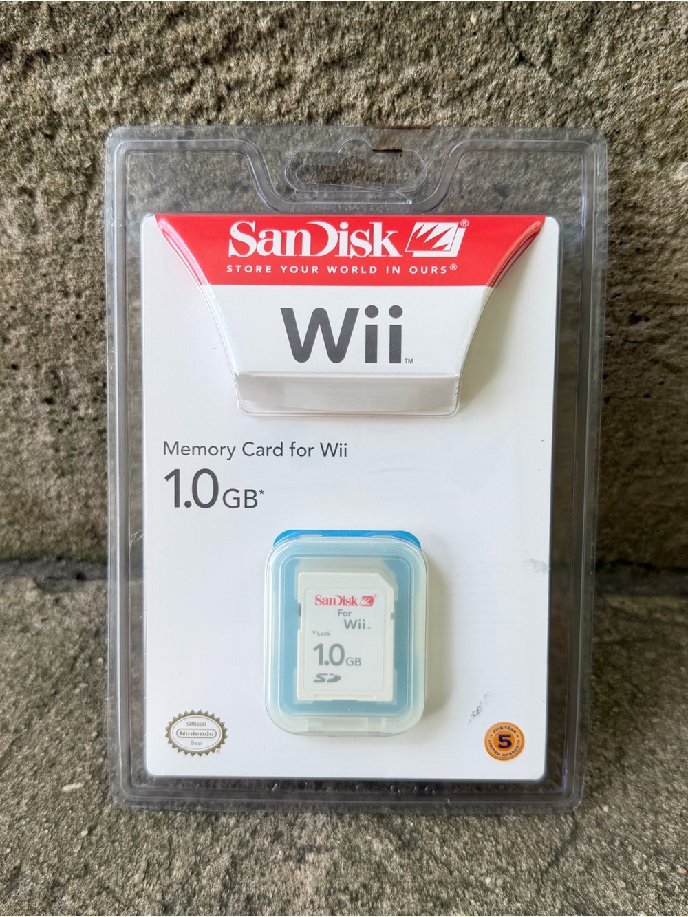 SanDisk Memory Card 1.0 GB For Nintendo Wii Gaming System